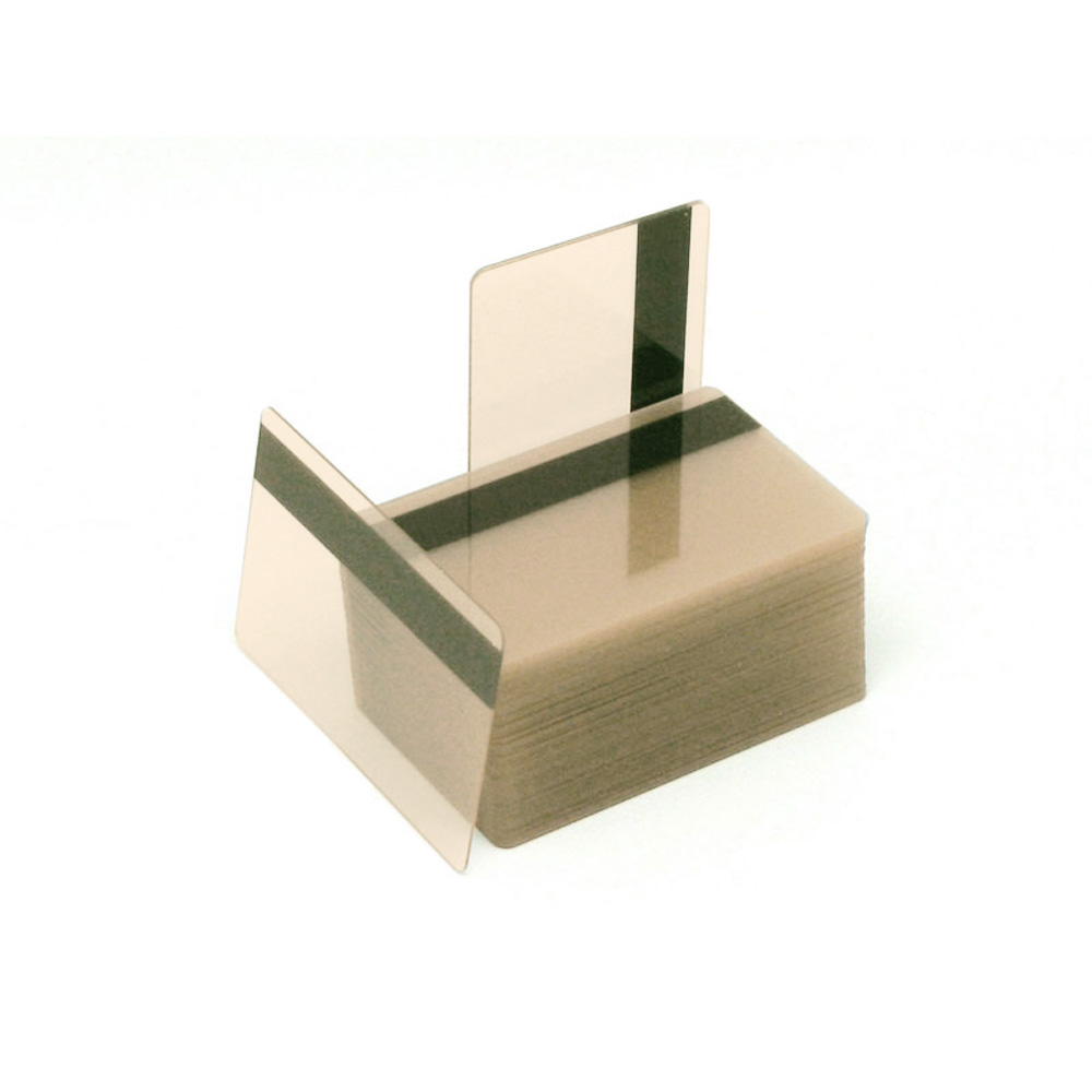 Карты HiCo с магнитной полосой, прозрачные золотистые