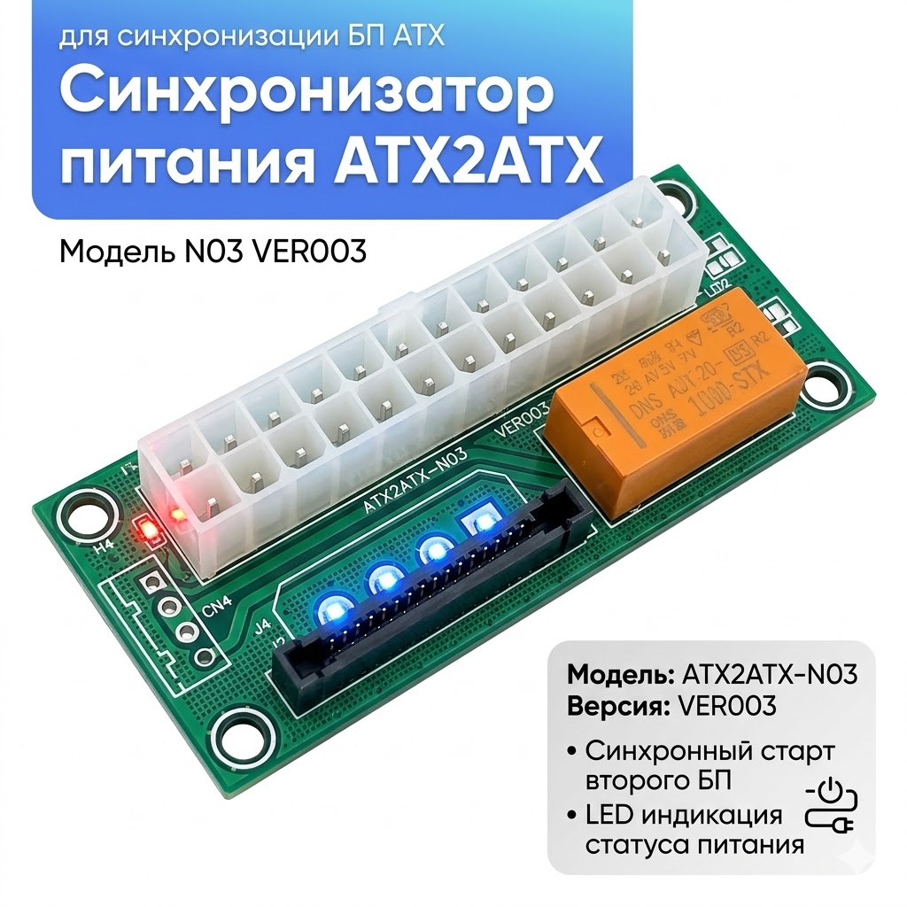 Синхронизатор для блока питания ATX2ATX-N03 VER003