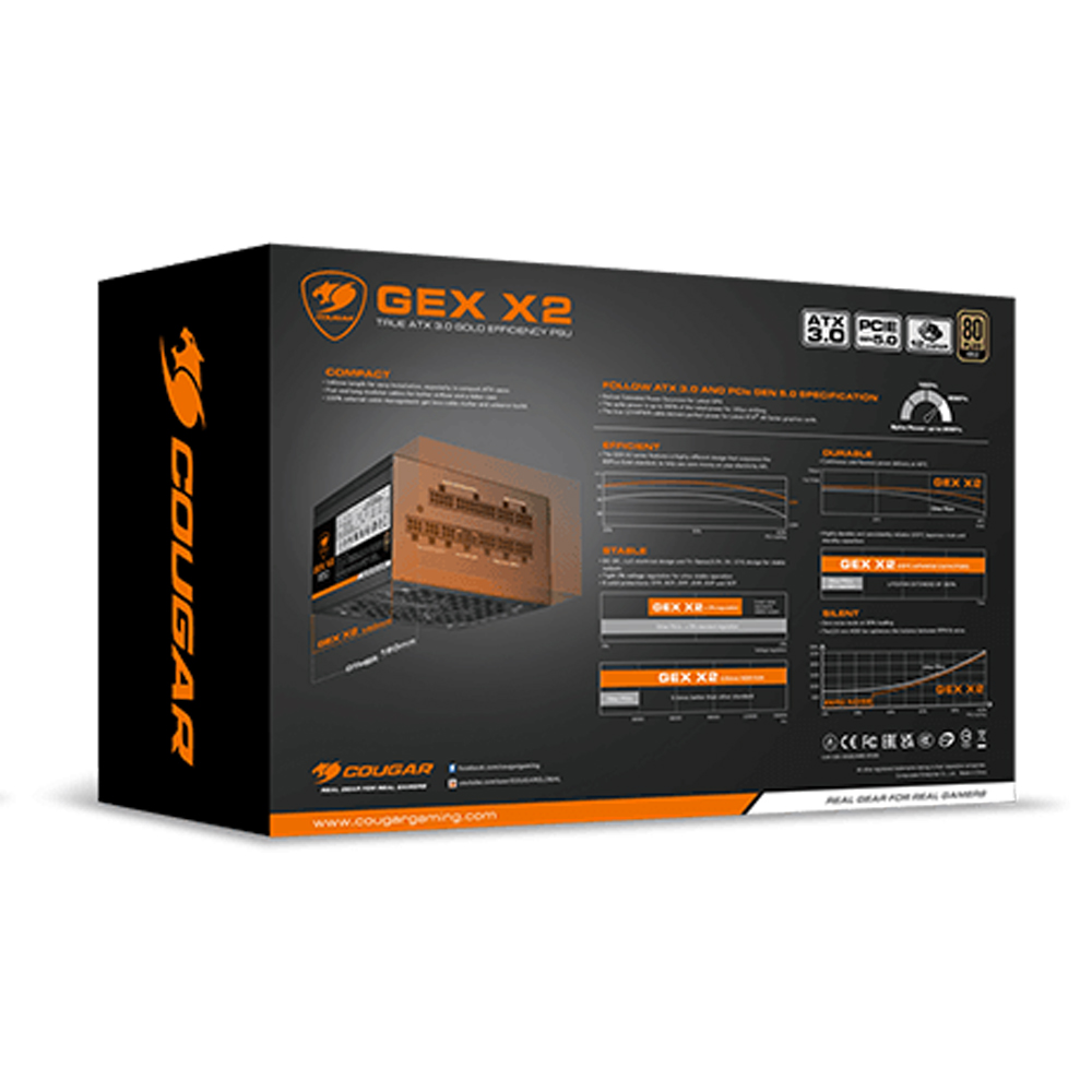 Блок питания для ПК Cougar GEX X2 1000W