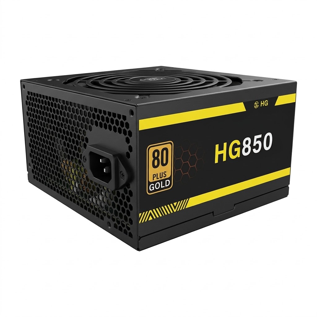 Блок питания для ПК HG 850W (4 SATA) 120MM FAN 80PLUS
