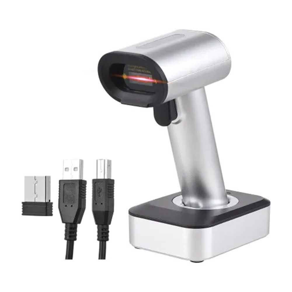 Сканер штрих-кода Symcode MJ-1932DB, 2D, беспроводной, серебристый