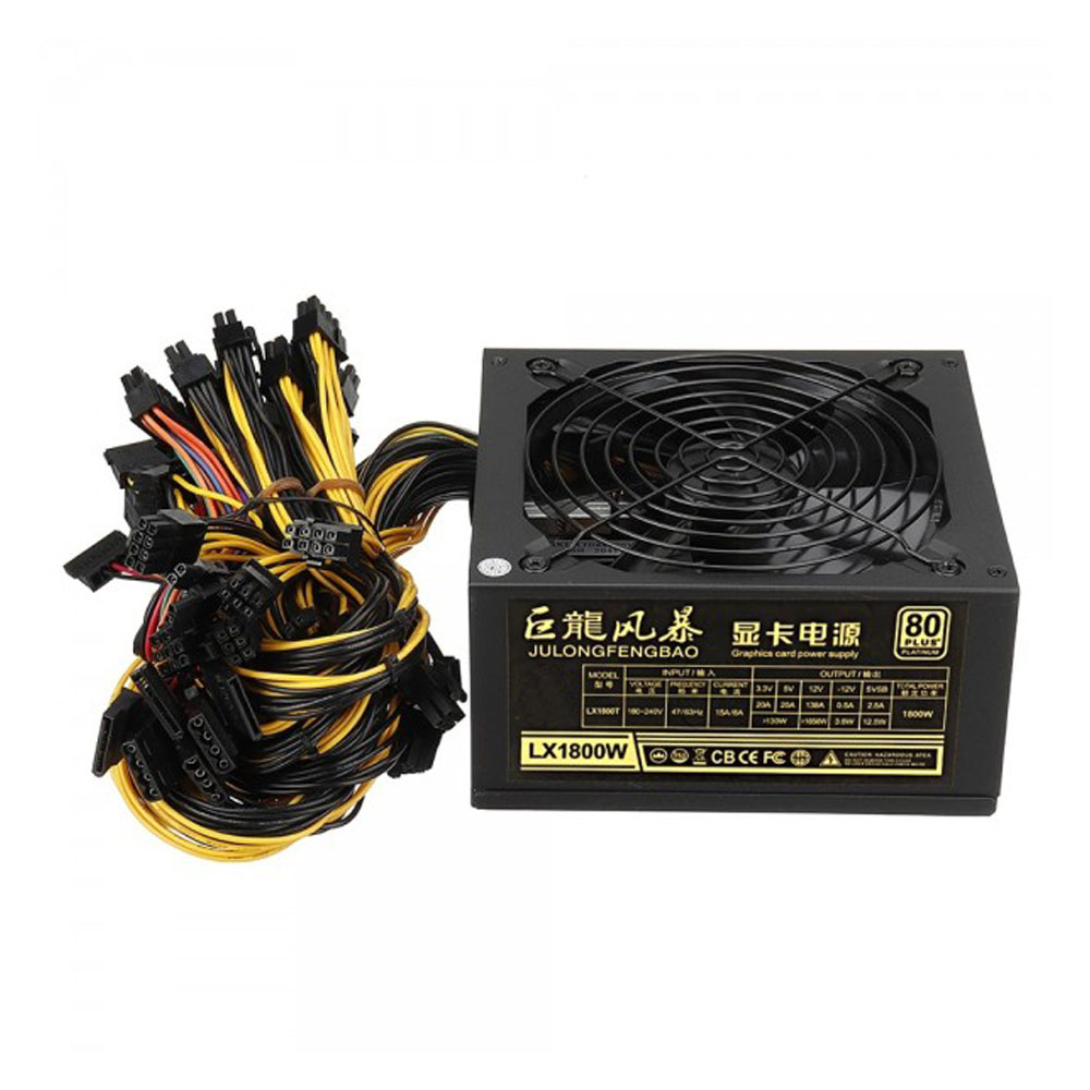 Блок питания для ПК Julongfengbao LX1800T 1800W