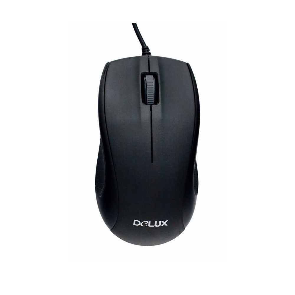 Проводная мышь Delux DLM-375BU