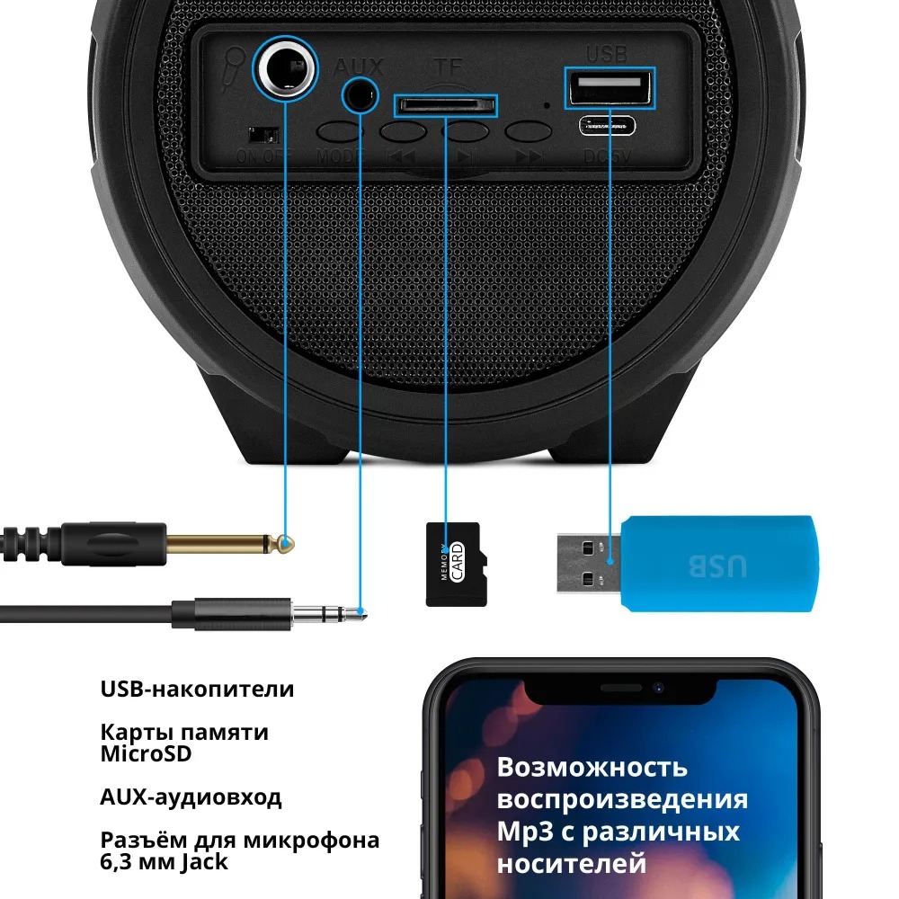 Портативная колонка Defender G24