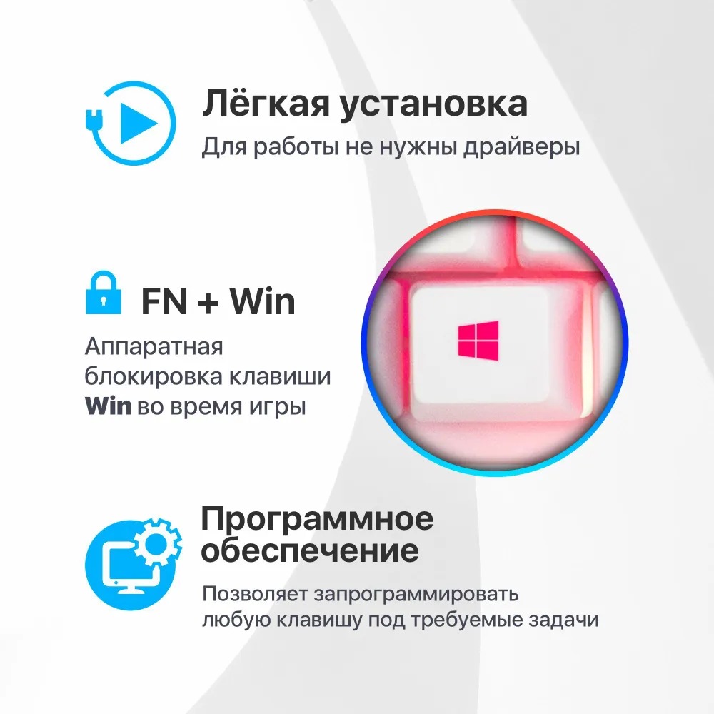 Проводная клавиатура Defender Breath GK-184