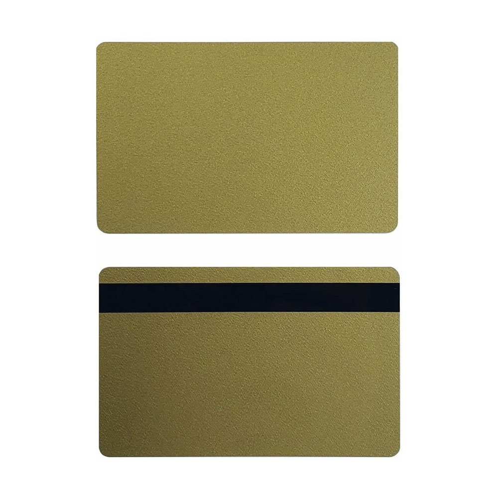 Карты HiCo с магнитной полосой, золотистые (Gold)