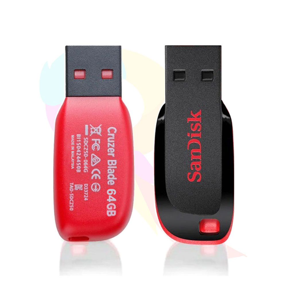 Флеш-накопитель Sandisk 64GB Cruzer Blade (Интерфейс 2.0)