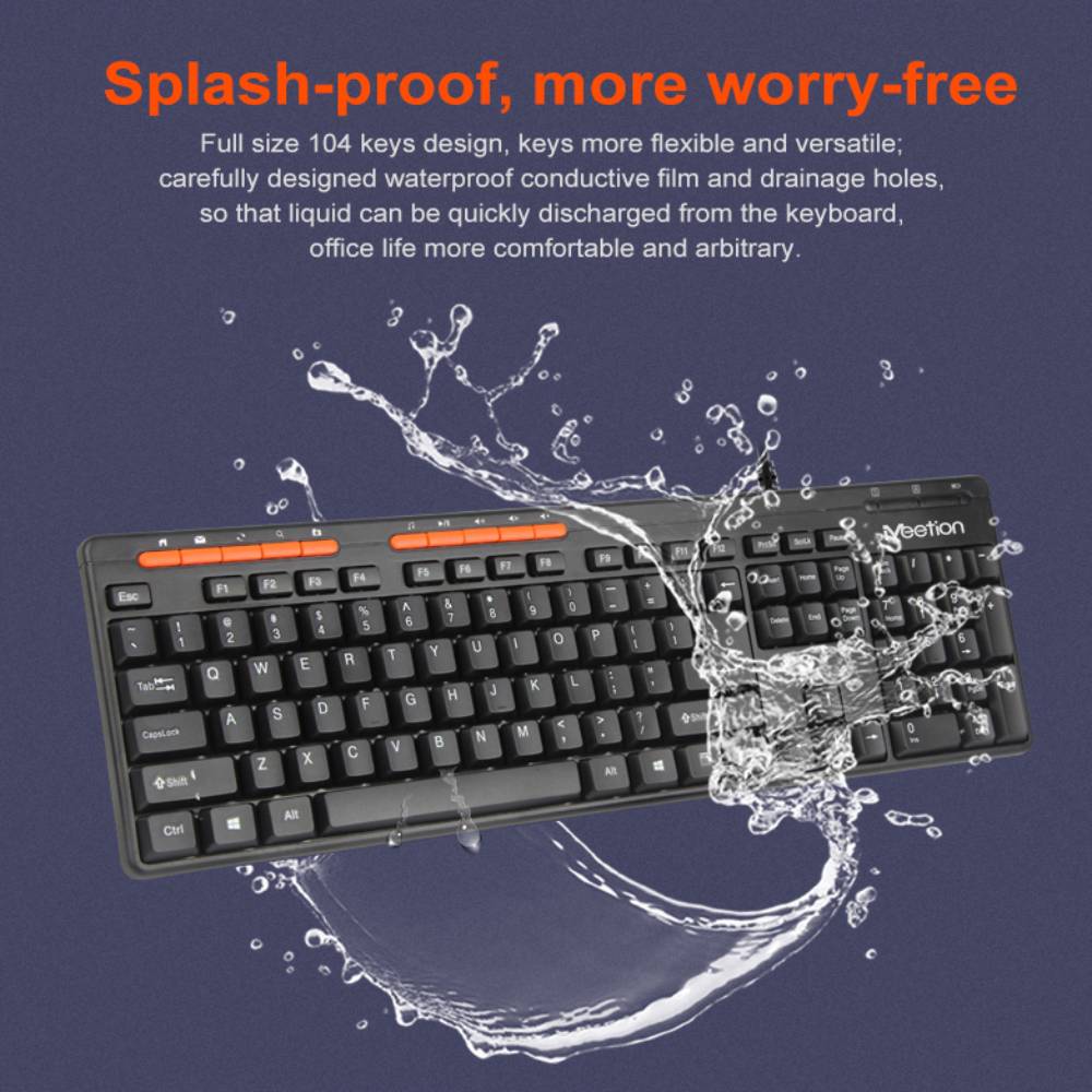 Комплект (клавиатура, мышь, колонки, коврик) Meetion C105