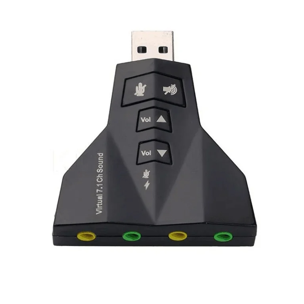 USB виртуальная 7.1-канальная музыкальная звуковая карта