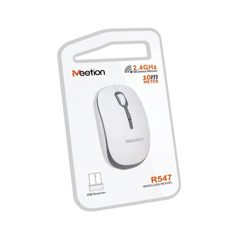 Беспроводная мышь Meetion R547 (белый)