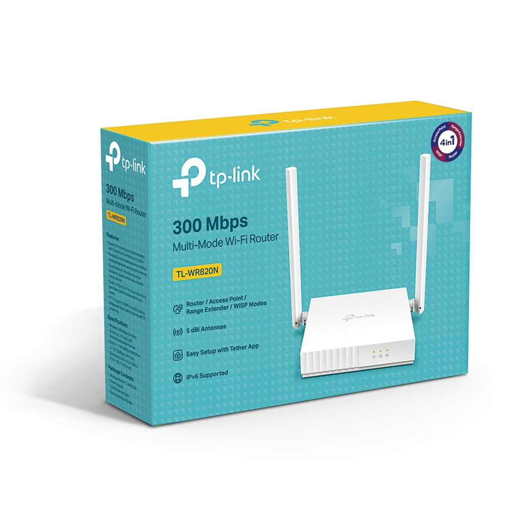TP-LINK TL-WR820N 300Mbps Wi-Fi VDSL/ADSL Router (2 антенны)