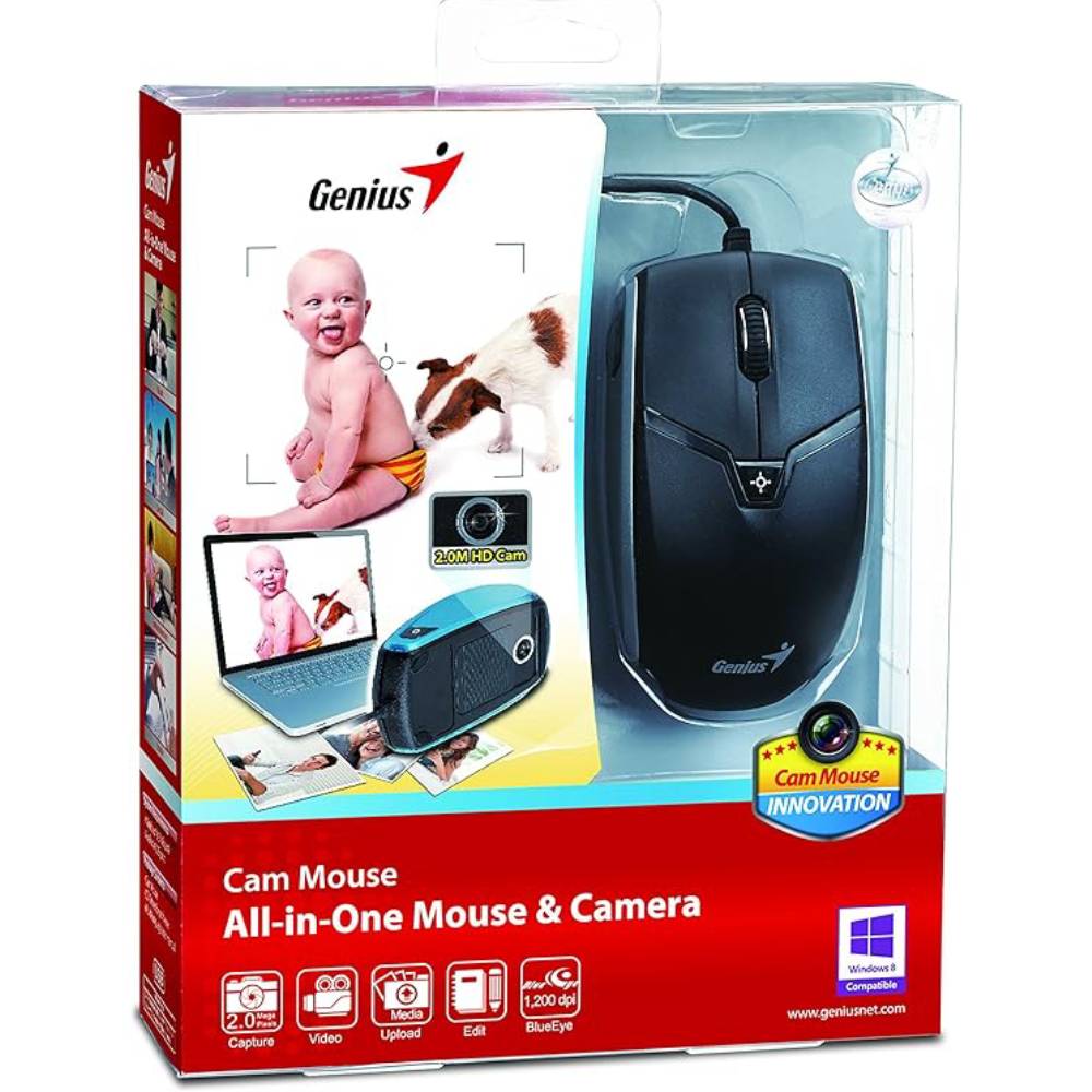 Проводная мышь Genius All in one + Camera