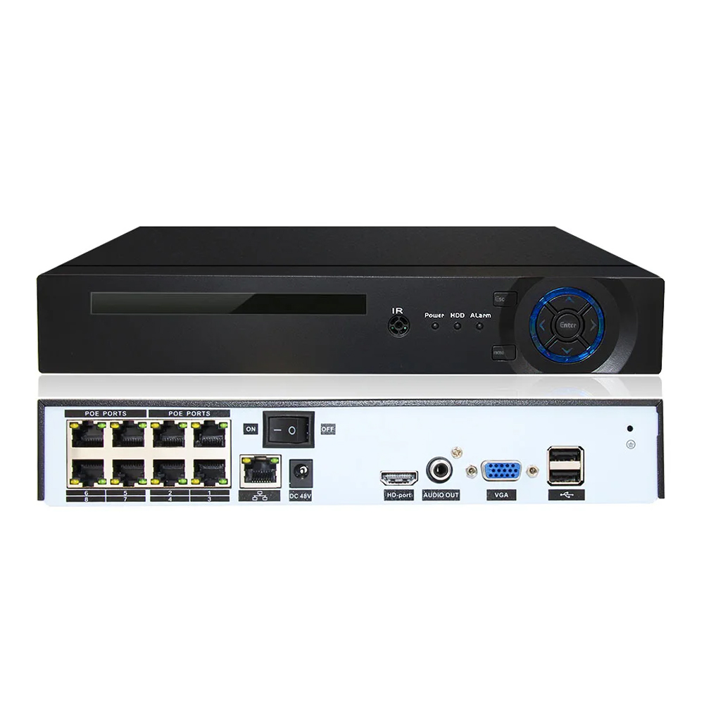 NVR.KIT8 IP POE T6112 1.0 mp STREET