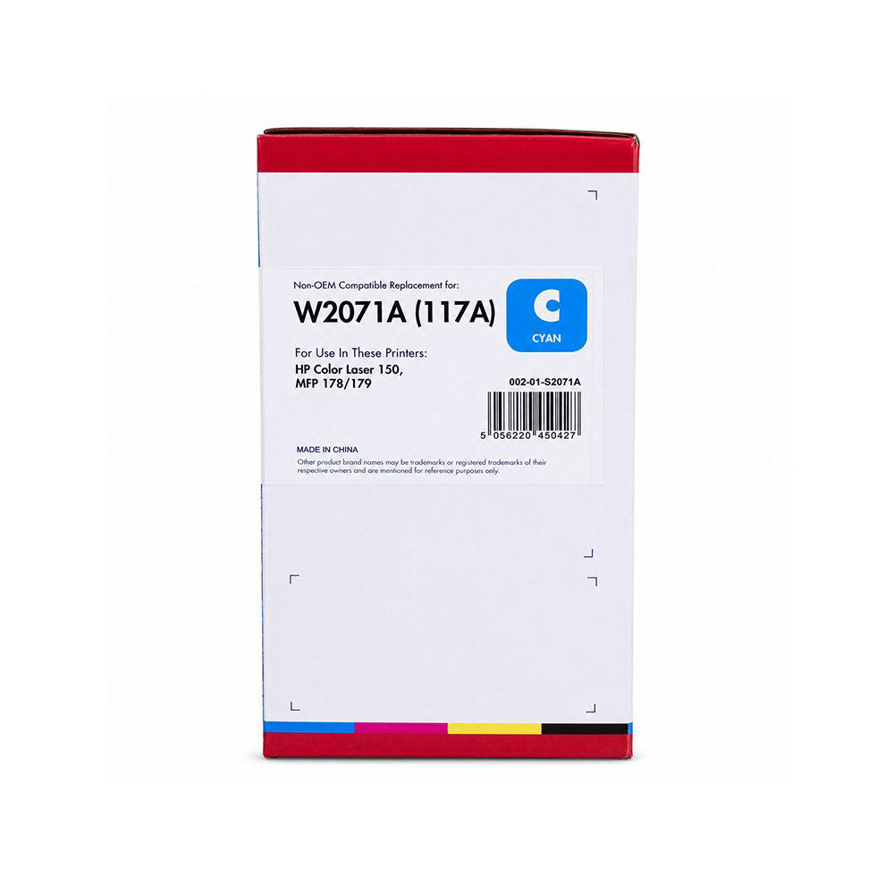 Картридж Static Control (002-01-S2071A) W2071A (117A)  Cyan HP Color Laser 150 MFP 178 179
