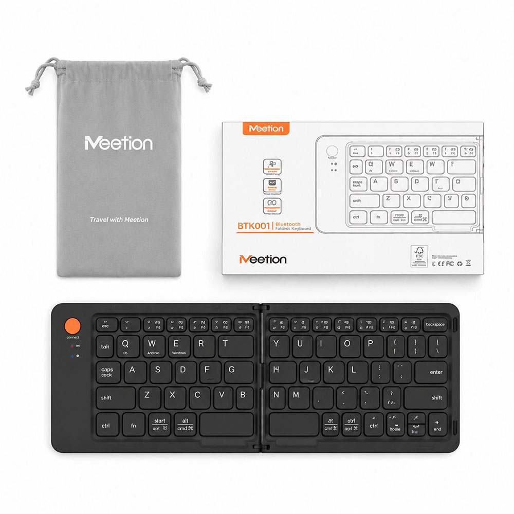 Беспроводная клавиатура Meetion BTK001 черный