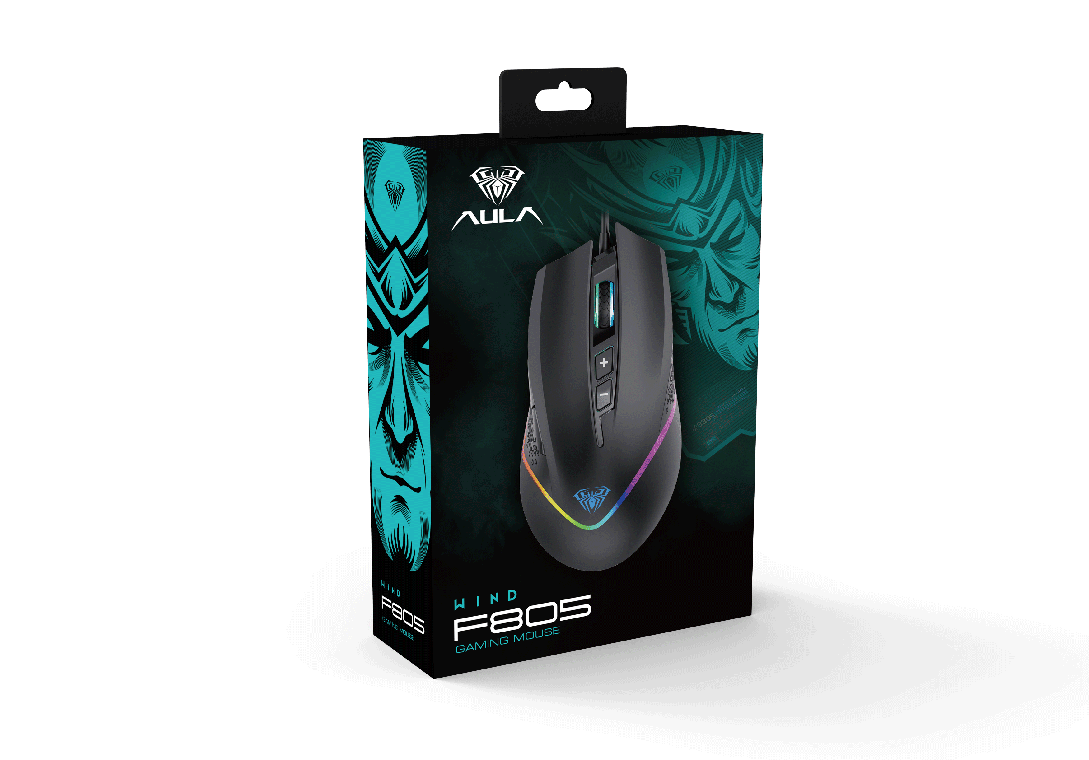 Проводная игровая мышь AULA Wind F805 черный