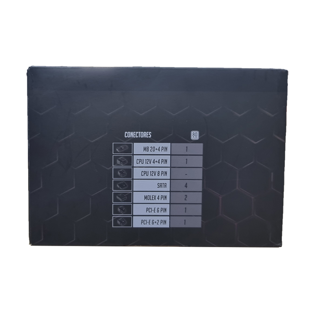 Блок питания для ПК HG 850W (4 SATA) 120MM FAN 80PLUS