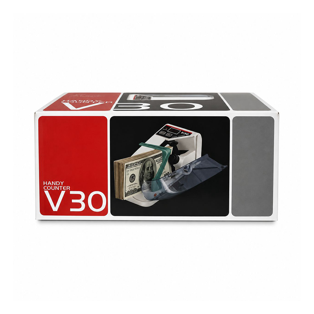 Счетная машинка V30 UV/MG (переносной счетчик с батареей)
