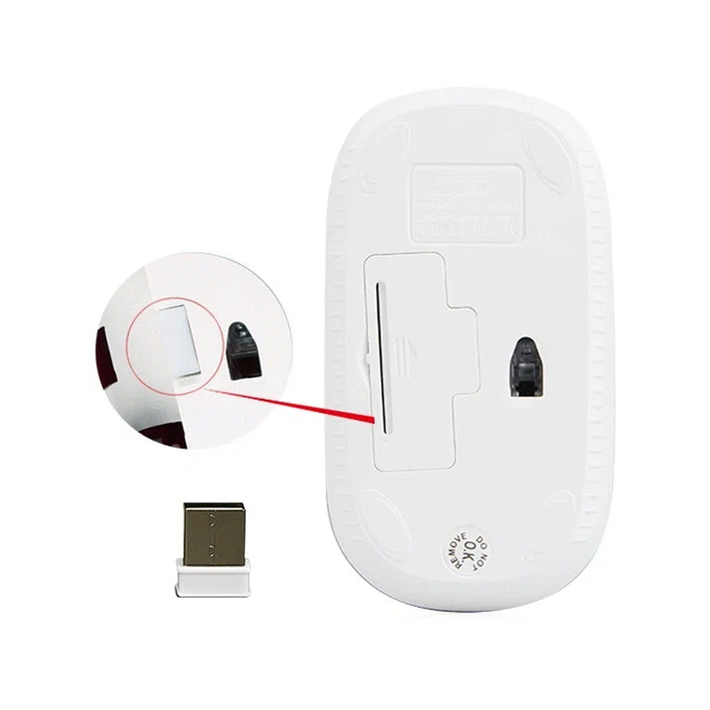 Беспроводная мышь Meetion R547 (белый)