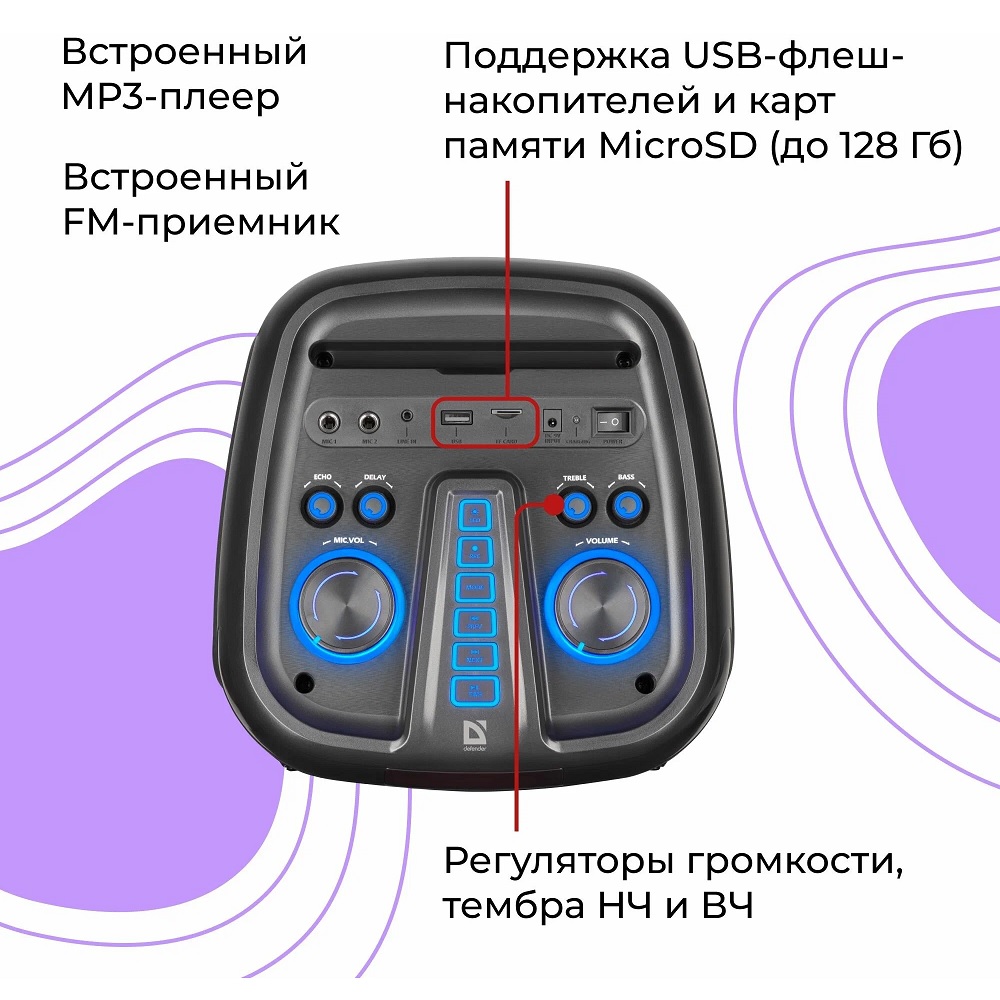Портативная колонка Defender Boomer 60