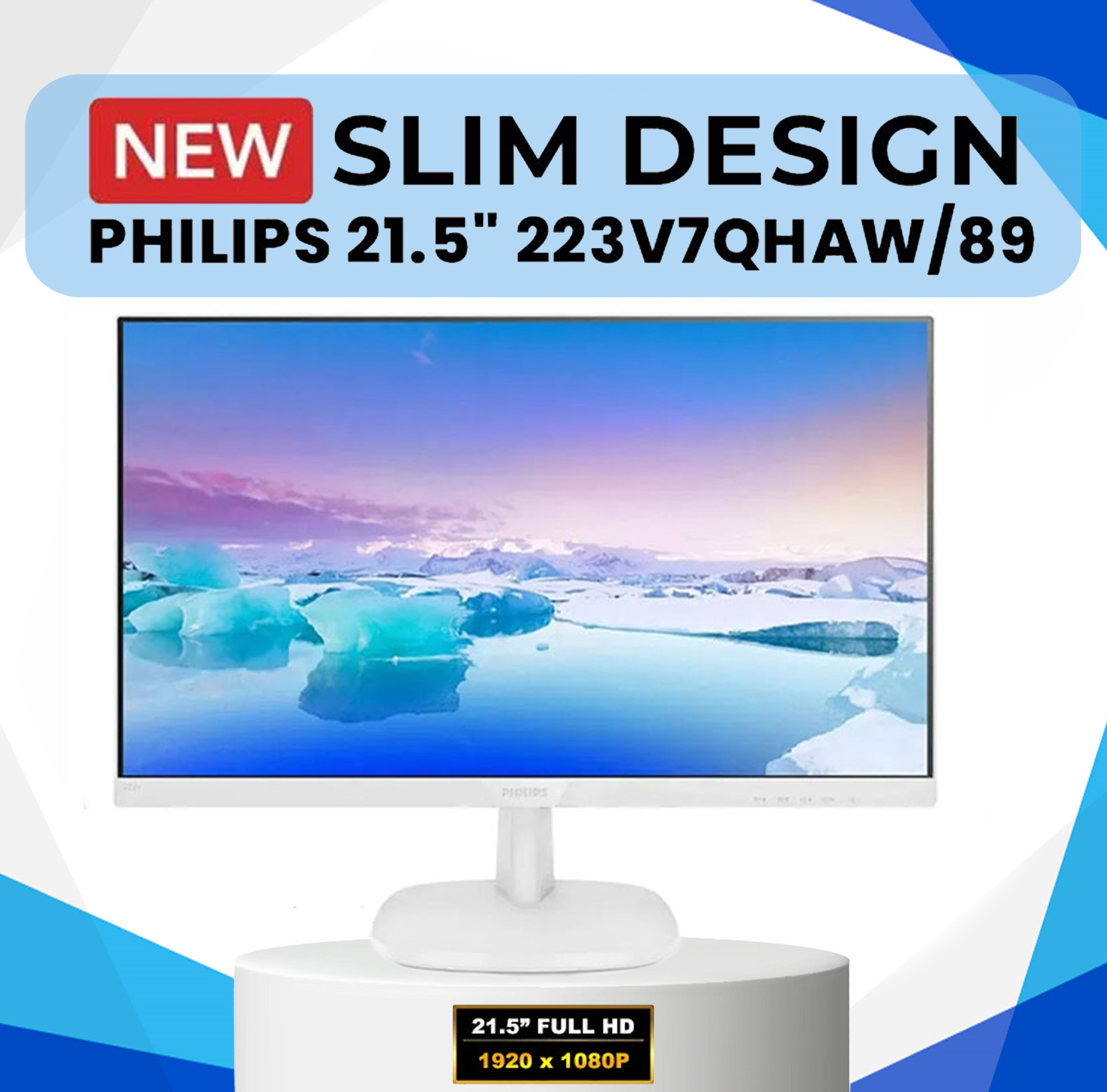 Монитор Philips 21.5" 223V7QHAW/89