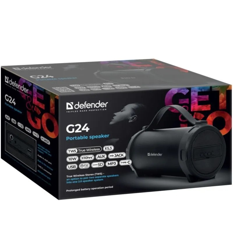 Портативная колонка Defender G24
