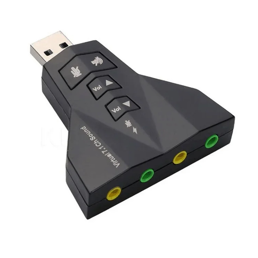 USB виртуальная 7.1-канальная музыкальная звуковая карта