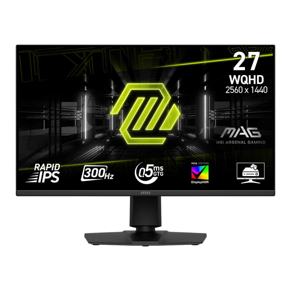 Монитор MSI MAG 275QPF X30 IPS WQHD, 2560x1440 2K, 300hz, 0.5ms, DPx1, HDMIx2, AI