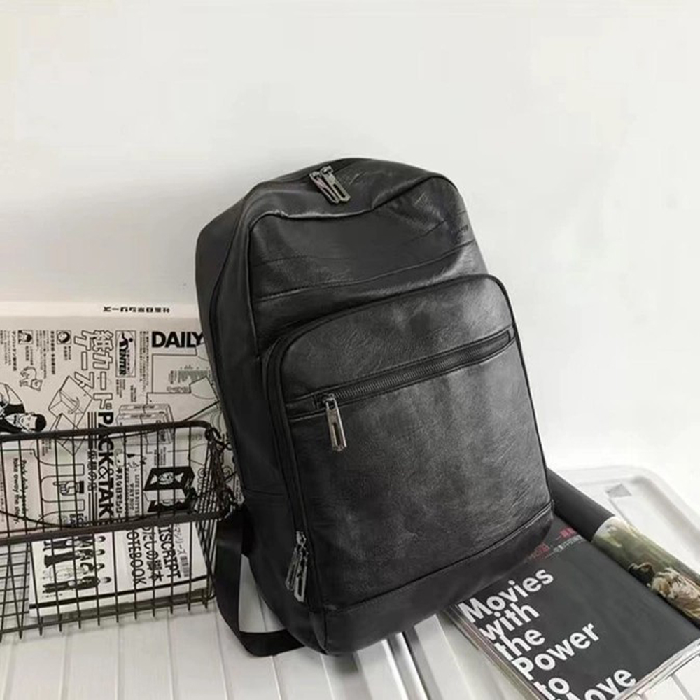 Рюкзак модель 984, USB, кожазаменитель, черный