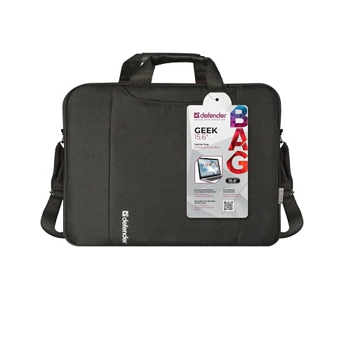 Сумка для ноутбука 15.6", модель Defender Geek, черный