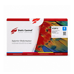 Картридж Static Control (002-01-S2091A) W2091A  Cyan HP Color Laser 150 MFP 178 179