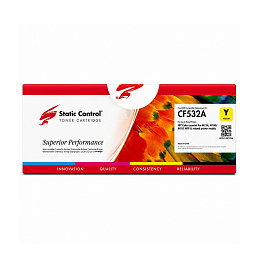 Картридж Static Control (002-01 -CF532A) CF532A Yellow HP Color LaserJet Pro M154 M180 M181 MFP