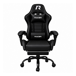 Игровое кресло Racer Jaguar, черный, 90 кг