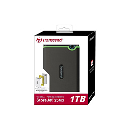 Внешний жесткий диск 1TB Transcend Store Jet 25M3, Usb 3.0