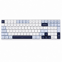 AULA S100 Pro Blue-White-Purple - Механическая клавиатура с 3 режимами подключения