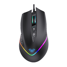 Проводная игровая мышь AULA Wind F805 черный