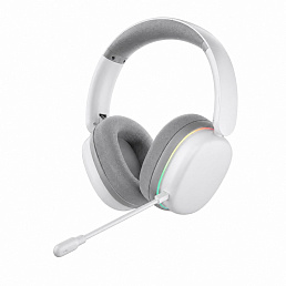 Наушники игровые 3-х режимный AULA Wind G7Pro белый с микрофоном
