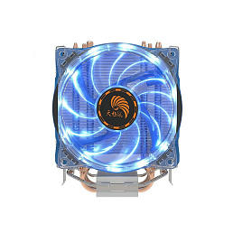 Кулер для процессора AFC12 LED, универсальный (Intel/AMD), вентилятор 90мм