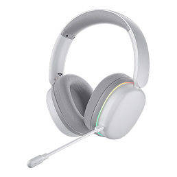 Наушники игровые 3-х режимный AULA Wind G7Pro белый с микрофоном