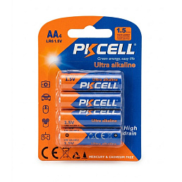 PKCELL  AA - 4 Blister orange box