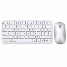 Комплект клавиатура и мышь Meetion iKey C210 Серебристый (En)