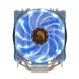 Кулер для процессора AFC12 RGB, универсальный (Intel/AMD), вентилятор 90мм