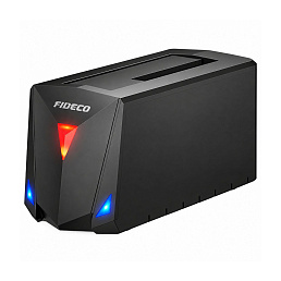 Док-станция для жесткого диска Fideco YPZ110B 1xHdd/Ssd 2.5"/3.5"/USB3.0