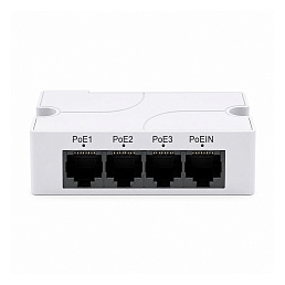 PoE-удлинитель 1 вход, 3 выхода 10/100Mbps RJ45 port, 30w