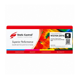 Картридж Static Control (002-01-S2210A) W2210A (207A) Black HP Color LaserJetPro M255 MFP M282 M283