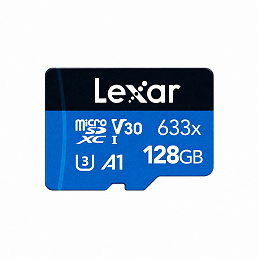 SD CARD LEXAR 128GB 633X UHS-I WITH SD ADAPTER 